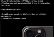 iPhone 16个Pro主摄像头或堆叠传感器,超宽角升级到48百万像素_小白号