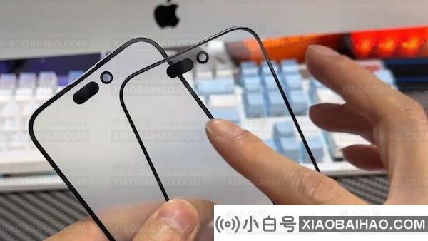 苹果iPhone 15前玻璃面板曝光，所有机型均采用智能岛设计。-小白号