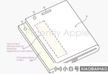 上下折叠:iPhone折叠屏原型手机专利曝光_小白号