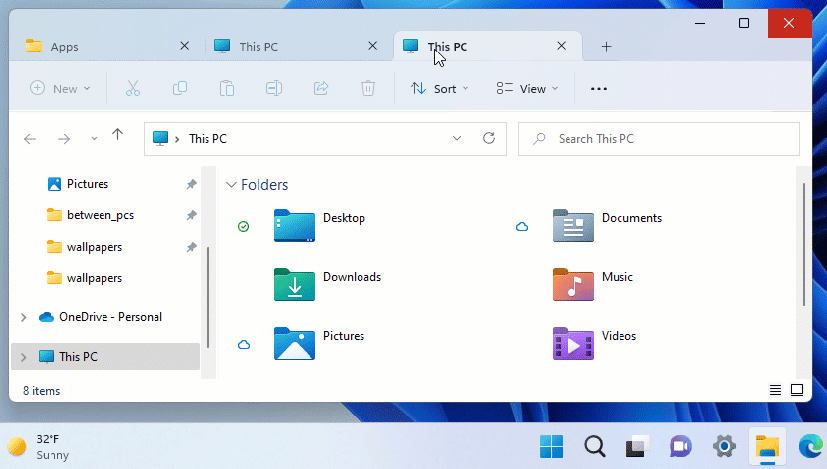 如何在Windows 11的文件浏览器上使用标签页？-小白号