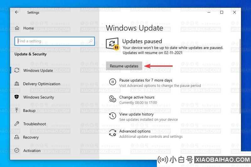 如果检查到Win11没有出现Windows update，该怎么办？获取Win10更新推送(windows11正在获取更新)-小白号