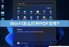 如何在Win11上打开PDF文件? WIN11关于打开PDF文件的教程(win PDF)_小白号