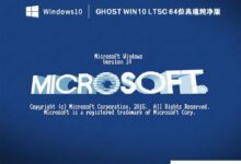 Ghost Win10 LTSC 64位高速纯游戏版_小白号