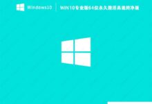 下载Win10 system _Win10专业版64位永久激活高速纯版_小白号