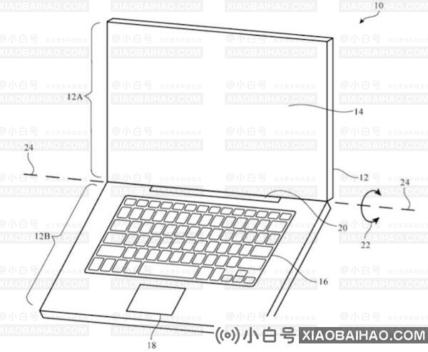 通过M1X MacBook Pro作为刘海平苹果公司已经申请了相关专利。-小白号