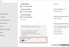 如何在Windows 11上禁用Defender Antivirus的定期扫描?_小白号