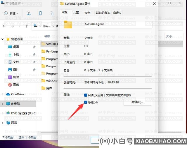 win11怎么解除文件夹隐藏？win11隐藏文件夹恢复显示教程