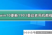 win10更新1903重启旧崩溃教程(win10更新崩溃无法重启)_小白号