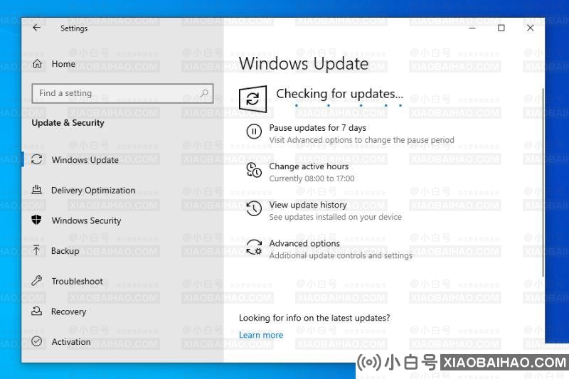 如果检查到Win11没有出现Windows update，该怎么办？获取Win10更新推送(windows11正在获取更新)-小白号