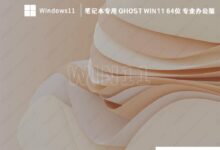 专用笔记本Win11系统下载_Ghost Win11 64位专业办公版_小白号