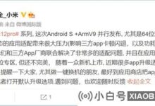 Android 1小编骁龙8组合让APP适配难度更大!张国权:MIUI工程师已经解决了很多问题。_小白号