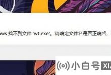 如果我在Win11中找不到wt.exe,该怎么办?   如何解决无法打开Windows设备的问题?   (如果找不到windows文件资源管理器怎么办)_小白号