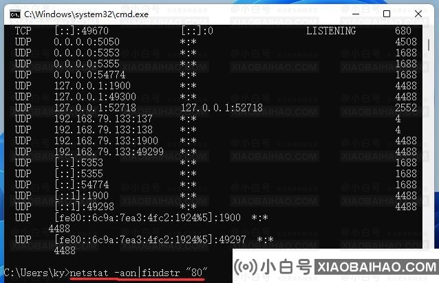 怎么看端口有没有被占用？Win11查看端口是否占用的方法
