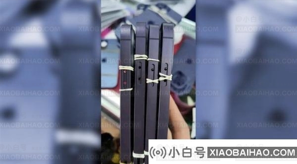 iPhone 15真机边框图曝光：黑色哑光 有按键开孔
