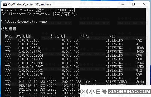 怎么看端口有没有被占用？Win11查看端口是否占用的方法