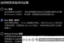 Win11预览版体验计划哪个渠道比较好?(windows11预览体验计划)_小白号