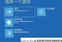 如何进入Win10故障修复界面?win10故障修复接口接入方法介绍_小白号