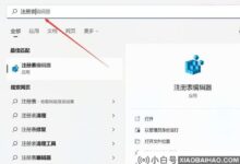 教你如何关闭Win11烦人的网页搜索。如何关闭Win11的网页搜索_小白号