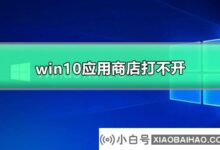 Win10应用商店打不开怎么办?Win10应用商店打不开的解决方案(win10应用商店怎么了)_小白号