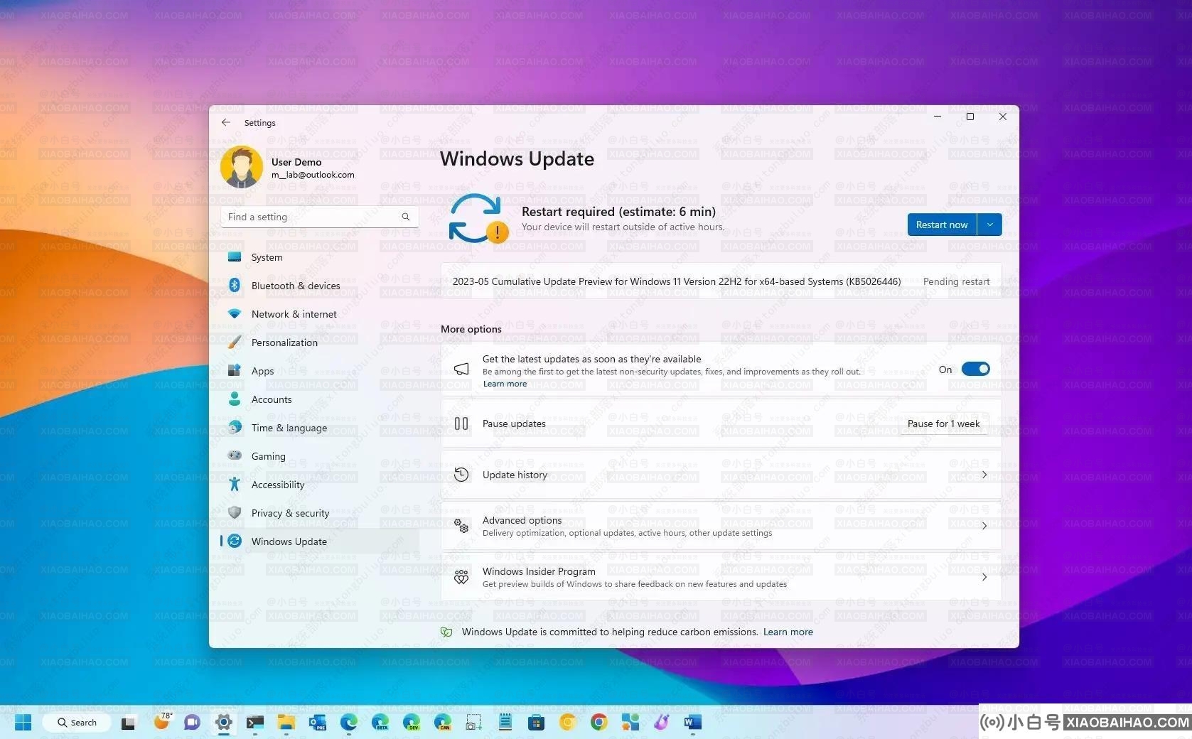 windows 11 build 22621.1776(KB 5026446)作为Moment 3的预览版推送！-小白号