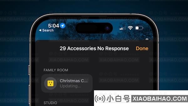 部分苹果iOS 16.2用户在升级HomeKit时卡死-小白号
